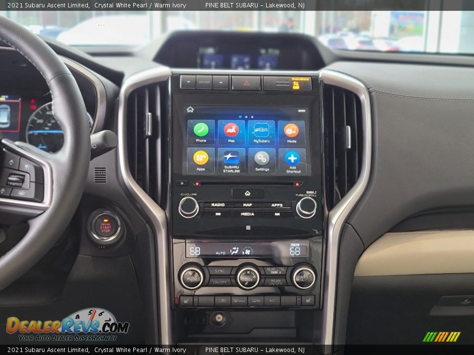 2021 Subaru Ascent Limited Crystal White Pearl / Warm Ivory Photo #10