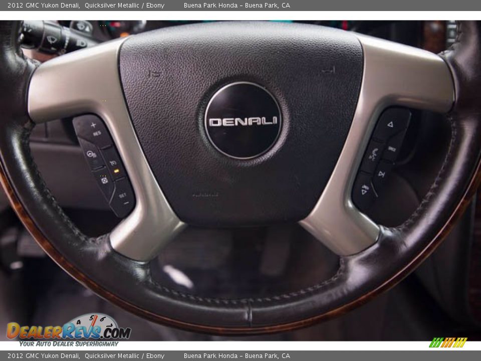 2012 GMC Yukon Denali Steering Wheel Photo #14