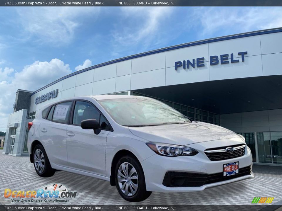 2021 Subaru Impreza 5-Door Crystal White Pearl / Black Photo #1