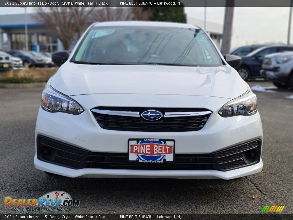 2021 Subaru Impreza 5-Door Crystal White Pearl / Black Photo #3