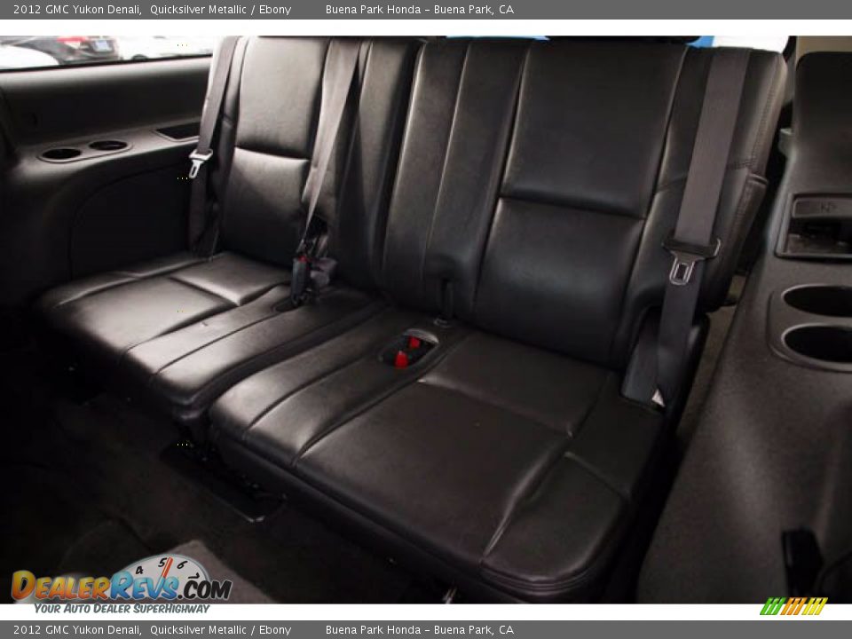 Rear Seat of 2012 GMC Yukon Denali Photo #18