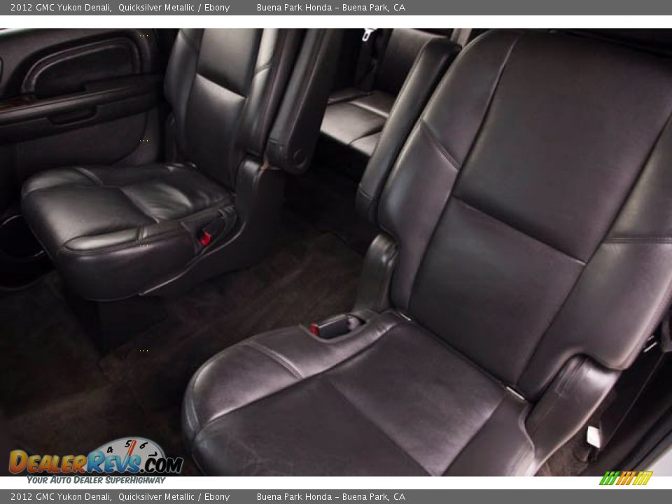 Rear Seat of 2012 GMC Yukon Denali Photo #19