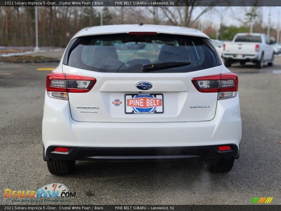 2021 Subaru Impreza 5-Door Crystal White Pearl / Black Photo #7