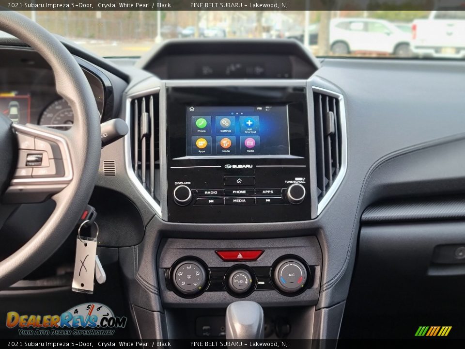 2021 Subaru Impreza 5-Door Crystal White Pearl / Black Photo #10