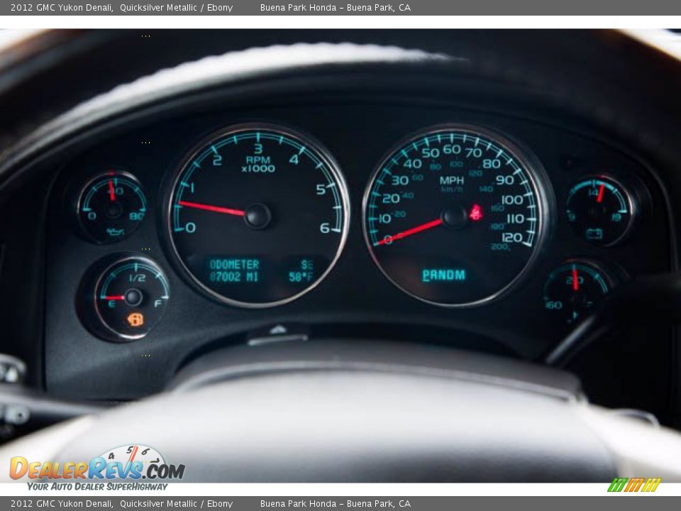 2012 GMC Yukon Denali Gauges Photo #30