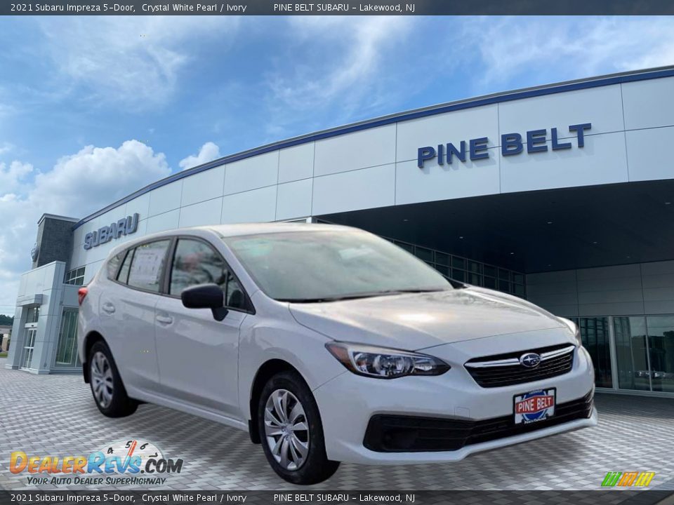 2021 Subaru Impreza 5-Door Crystal White Pearl / Ivory Photo #1