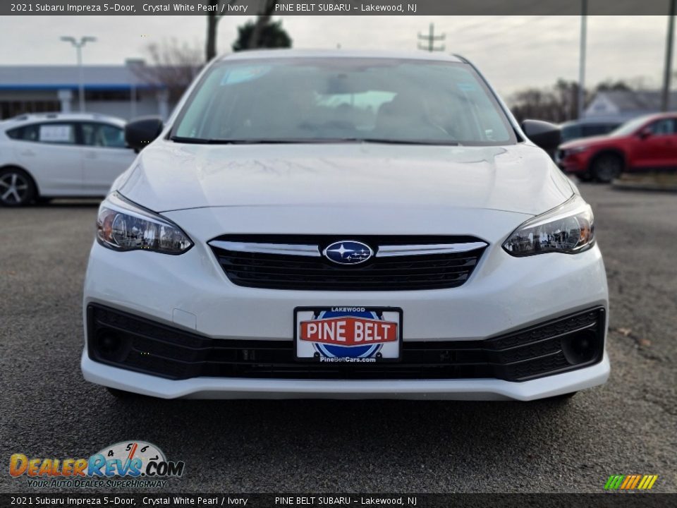 2021 Subaru Impreza 5-Door Crystal White Pearl / Ivory Photo #3