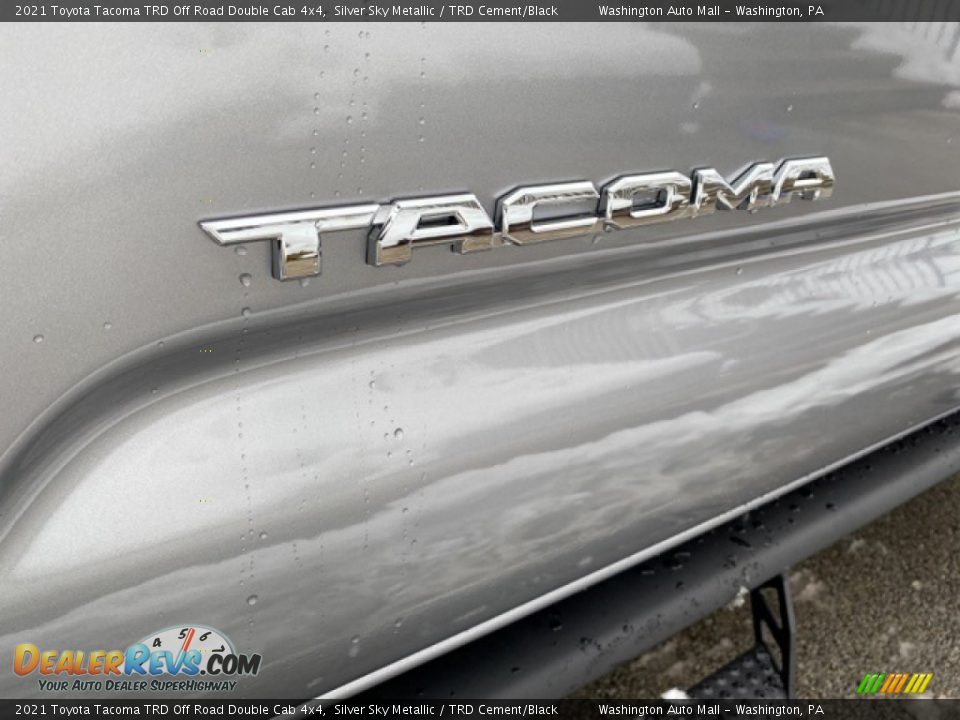 2021 Toyota Tacoma TRD Off Road Double Cab 4x4 Silver Sky Metallic / TRD Cement/Black Photo #25