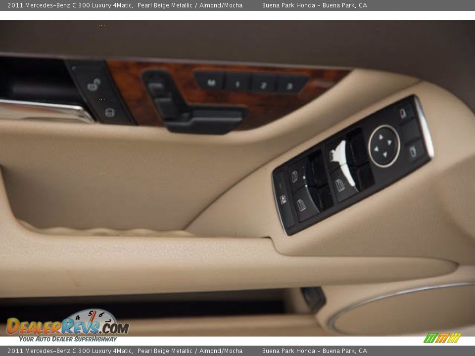 2011 Mercedes-Benz C 300 Luxury 4Matic Pearl Beige Metallic / Almond/Mocha Photo #27