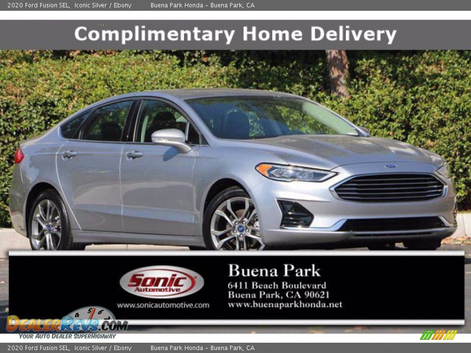 2020 Ford Fusion SEL Iconic Silver / Ebony Photo #1