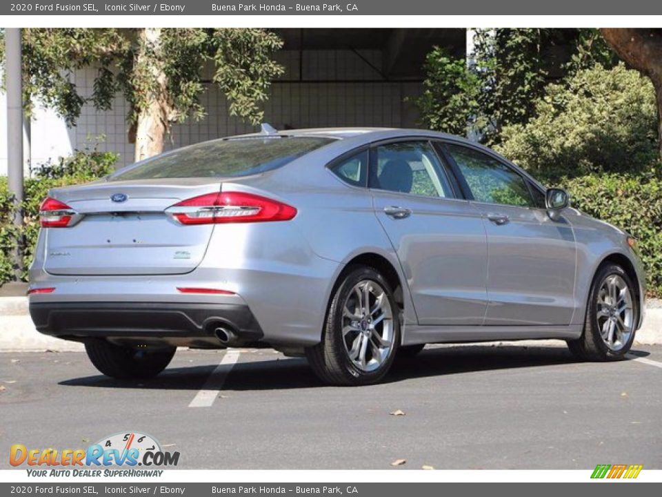 2020 Ford Fusion SEL Iconic Silver / Ebony Photo #5