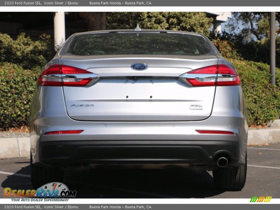 2020 Ford Fusion SEL Iconic Silver / Ebony Photo #6