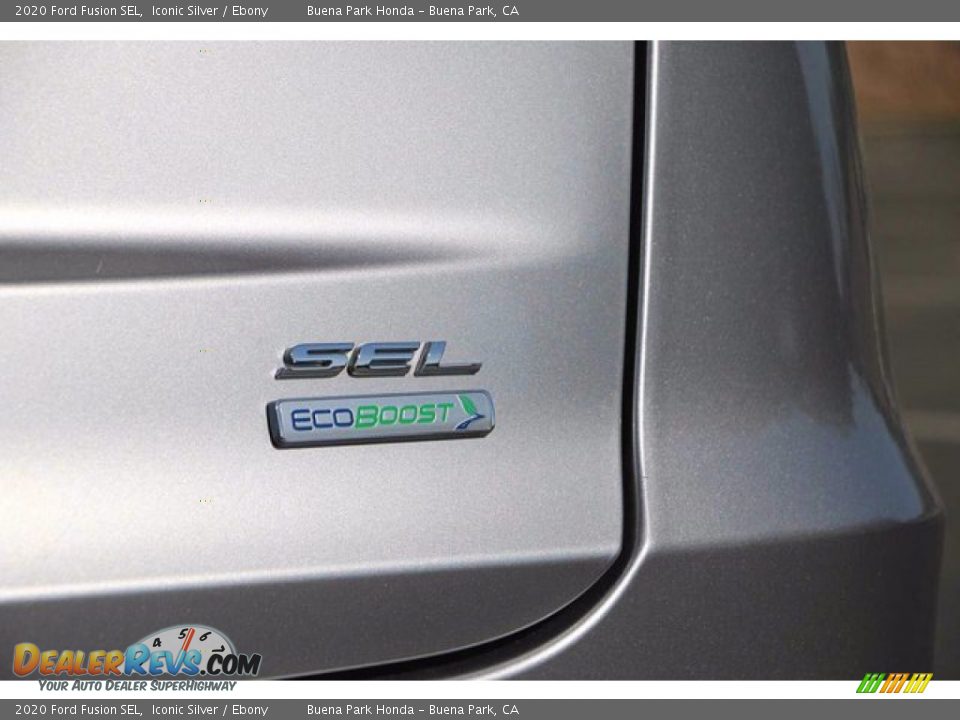 2020 Ford Fusion SEL Iconic Silver / Ebony Photo #7