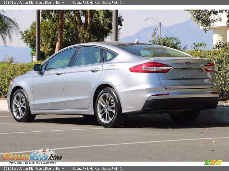 2020 Ford Fusion SEL Iconic Silver / Ebony Photo #8