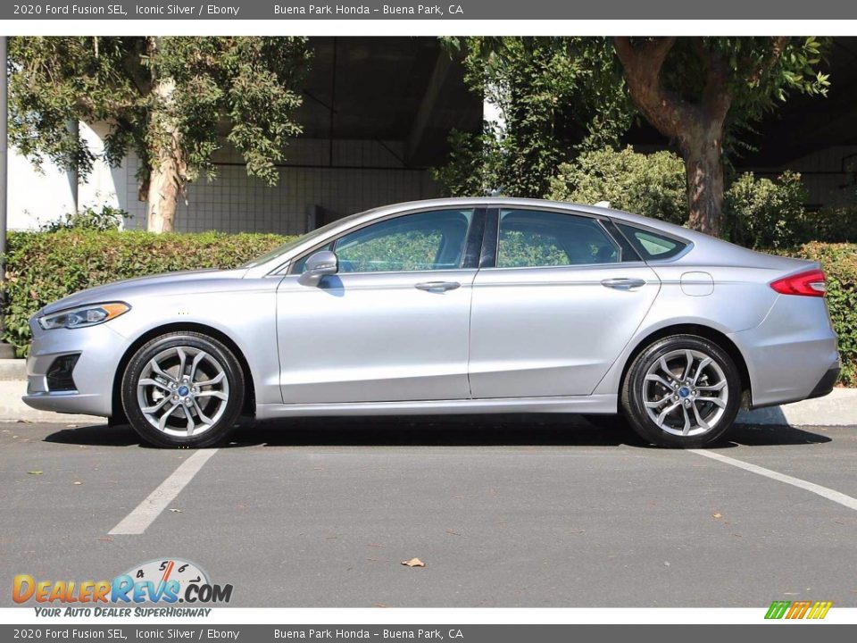 2020 Ford Fusion SEL Iconic Silver / Ebony Photo #9