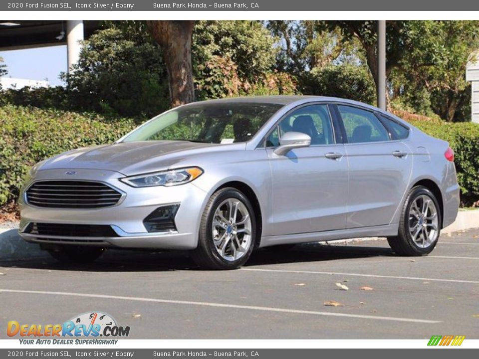 2020 Ford Fusion SEL Iconic Silver / Ebony Photo #10