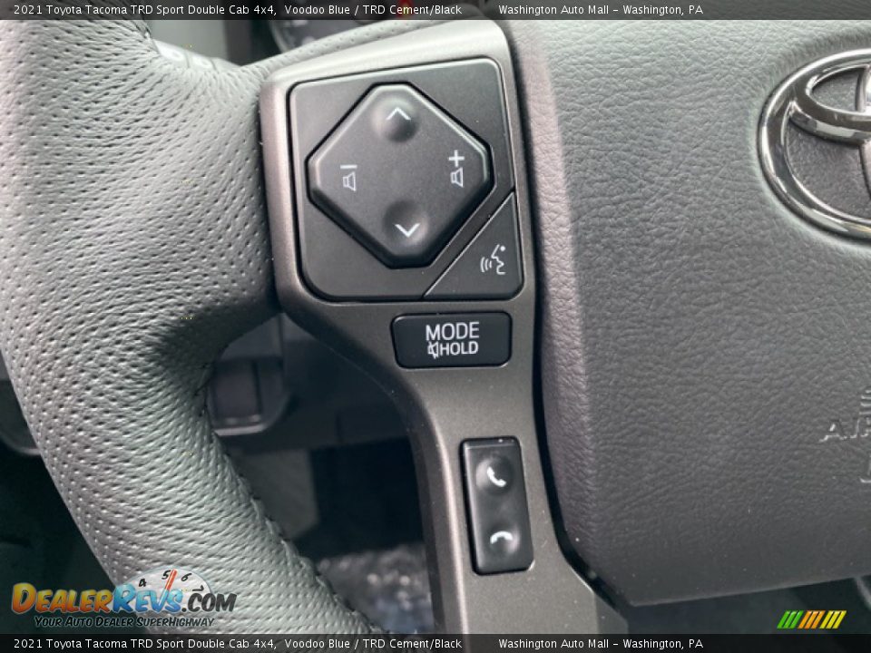 2021 Toyota Tacoma TRD Sport Double Cab 4x4 Steering Wheel Photo #6