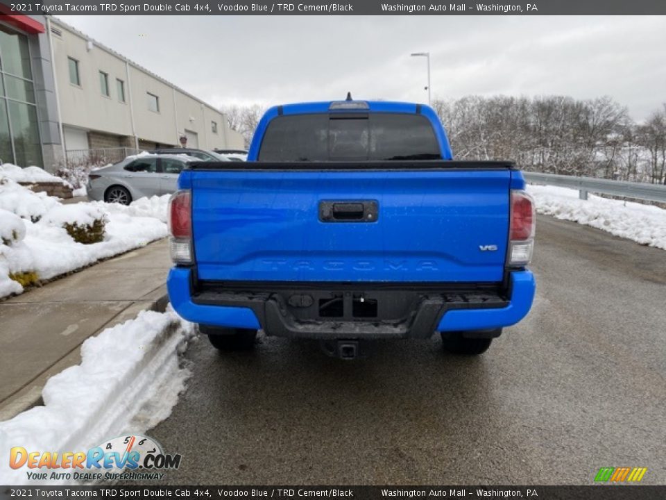 2021 Toyota Tacoma TRD Sport Double Cab 4x4 Voodoo Blue / TRD Cement/Black Photo #14