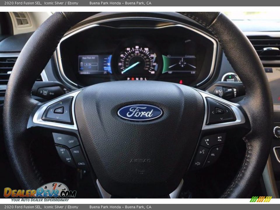 2020 Ford Fusion SEL Iconic Silver / Ebony Photo #36