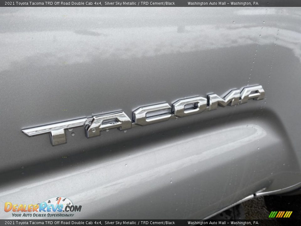 2021 Toyota Tacoma TRD Off Road Double Cab 4x4 Silver Sky Metallic / TRD Cement/Black Photo #26