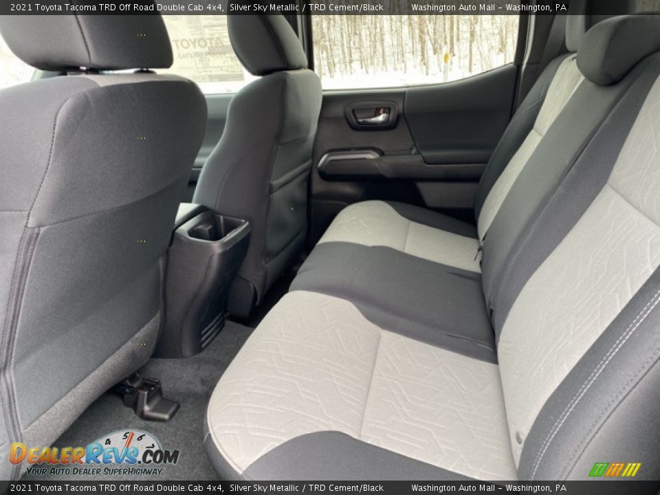 Rear Seat of 2021 Toyota Tacoma TRD Off Road Double Cab 4x4 Photo #27