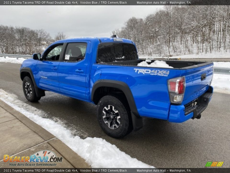 2021 Toyota Tacoma TRD Off Road Double Cab 4x4 Voodoo Blue / TRD Cement/Black Photo #2