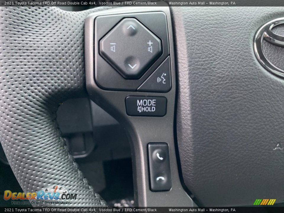 2021 Toyota Tacoma TRD Off Road Double Cab 4x4 Voodoo Blue / TRD Cement/Black Photo #6