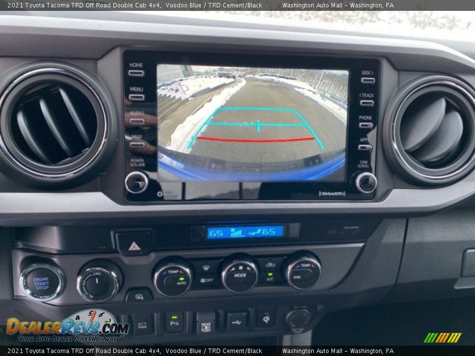2021 Toyota Tacoma TRD Off Road Double Cab 4x4 Voodoo Blue / TRD Cement/Black Photo #9