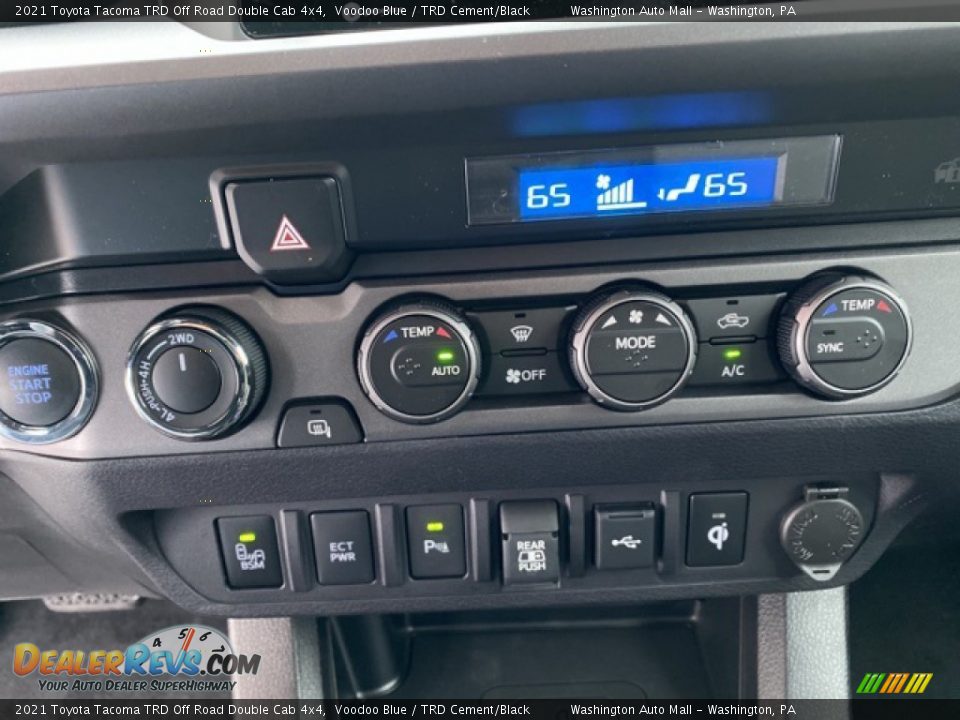 2021 Toyota Tacoma TRD Off Road Double Cab 4x4 Voodoo Blue / TRD Cement/Black Photo #16