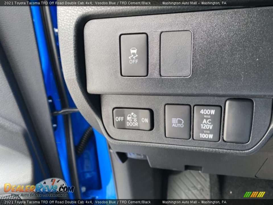 2021 Toyota Tacoma TRD Off Road Double Cab 4x4 Voodoo Blue / TRD Cement/Black Photo #18