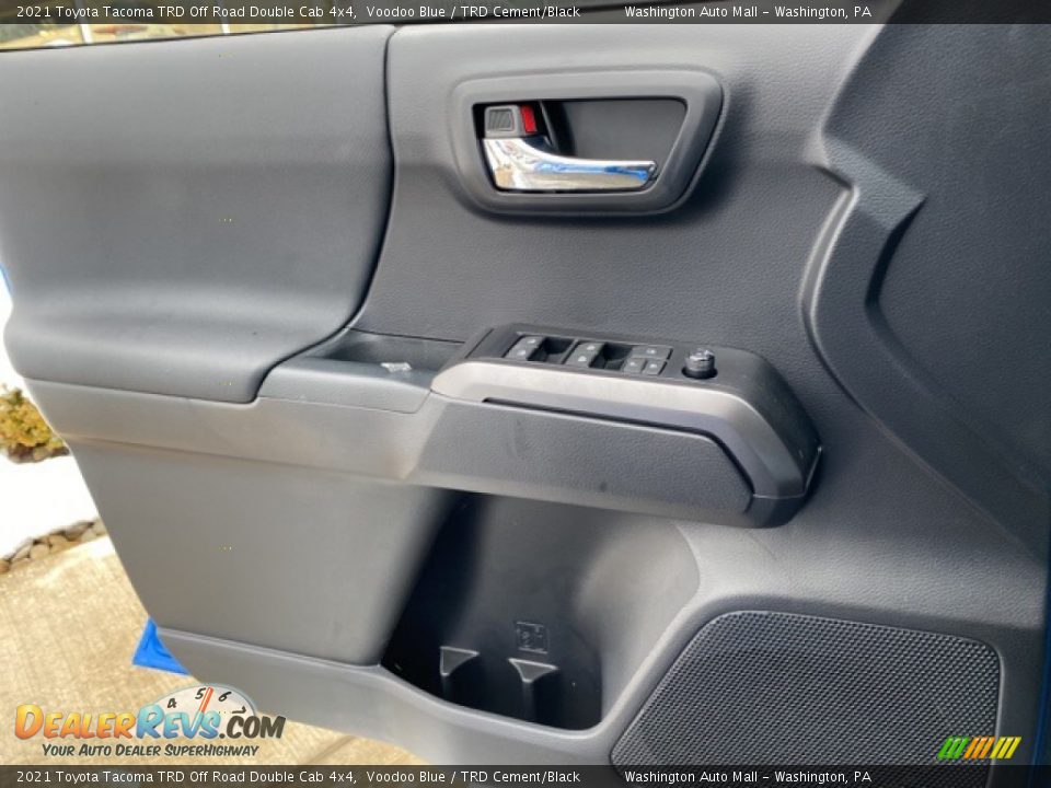 2021 Toyota Tacoma TRD Off Road Double Cab 4x4 Voodoo Blue / TRD Cement/Black Photo #19