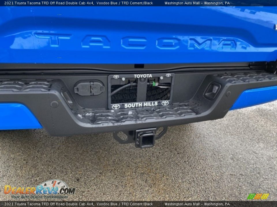 2021 Toyota Tacoma TRD Off Road Double Cab 4x4 Voodoo Blue / TRD Cement/Black Photo #22