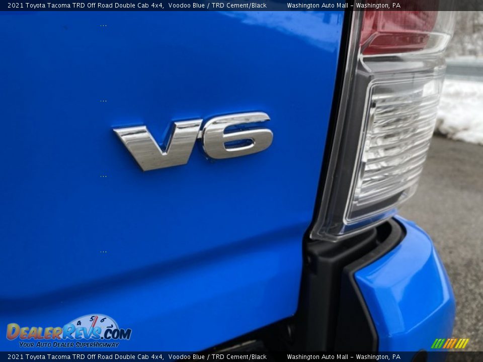 2021 Toyota Tacoma TRD Off Road Double Cab 4x4 Voodoo Blue / TRD Cement/Black Photo #23