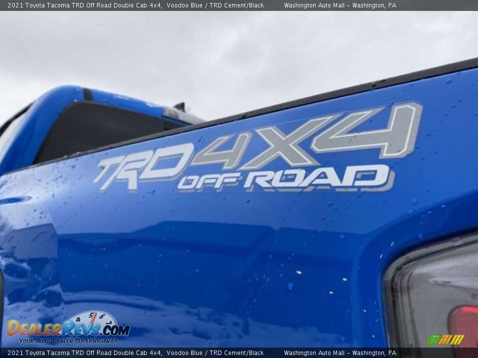 2021 Toyota Tacoma TRD Off Road Double Cab 4x4 Voodoo Blue / TRD Cement/Black Photo #24