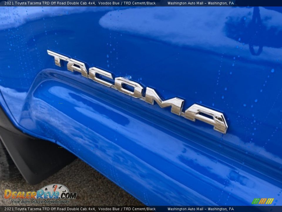 2021 Toyota Tacoma TRD Off Road Double Cab 4x4 Voodoo Blue / TRD Cement/Black Photo #25