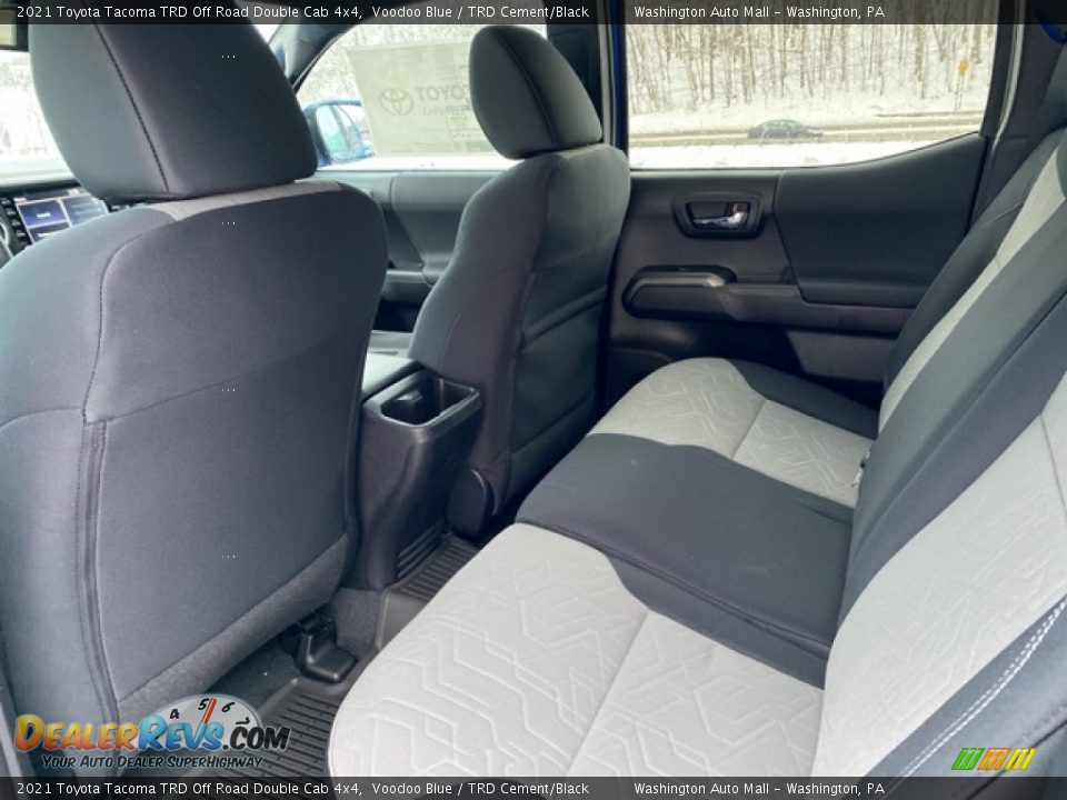 2021 Toyota Tacoma TRD Off Road Double Cab 4x4 Voodoo Blue / TRD Cement/Black Photo #26