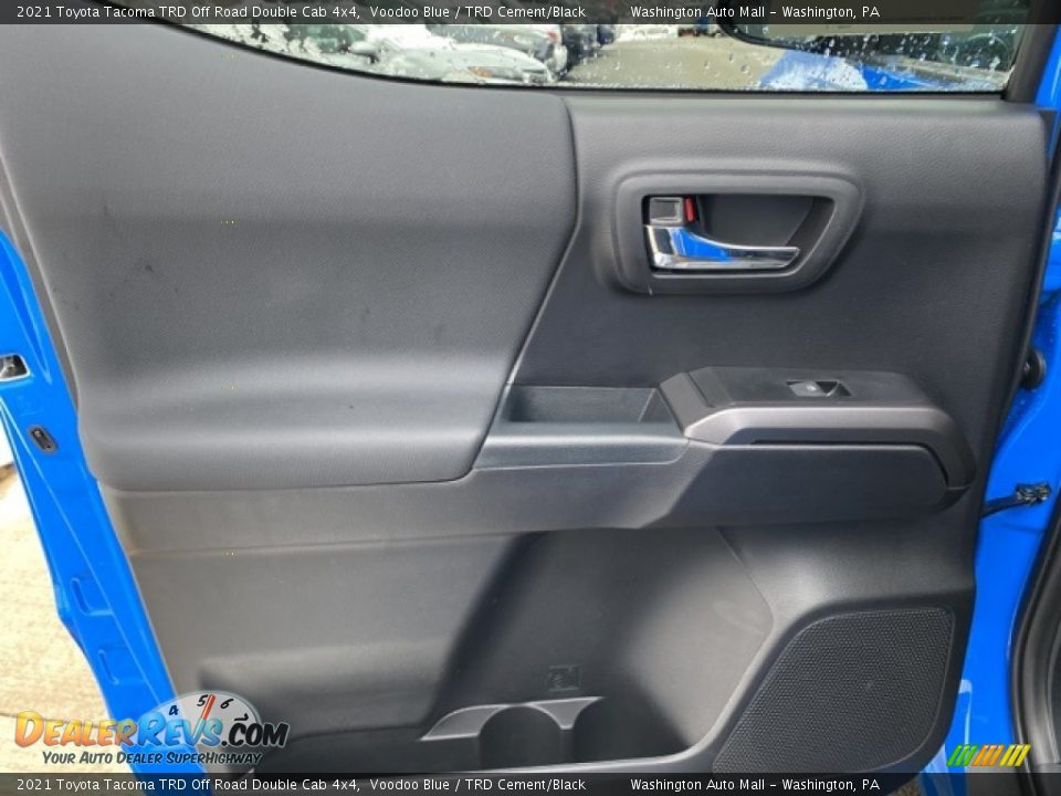 2021 Toyota Tacoma TRD Off Road Double Cab 4x4 Voodoo Blue / TRD Cement/Black Photo #27