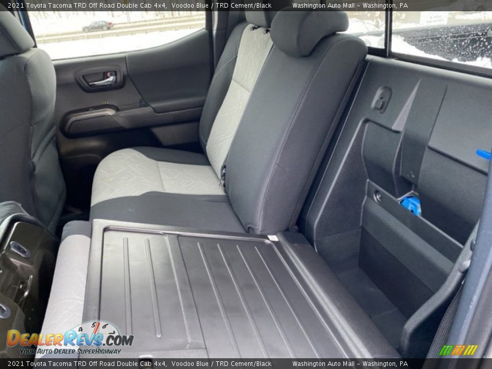 2021 Toyota Tacoma TRD Off Road Double Cab 4x4 Voodoo Blue / TRD Cement/Black Photo #28