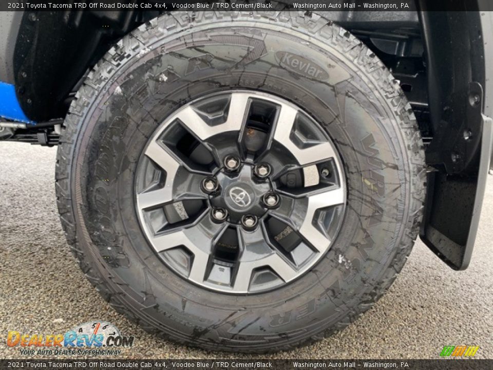 2021 Toyota Tacoma TRD Off Road Double Cab 4x4 Voodoo Blue / TRD Cement/Black Photo #29