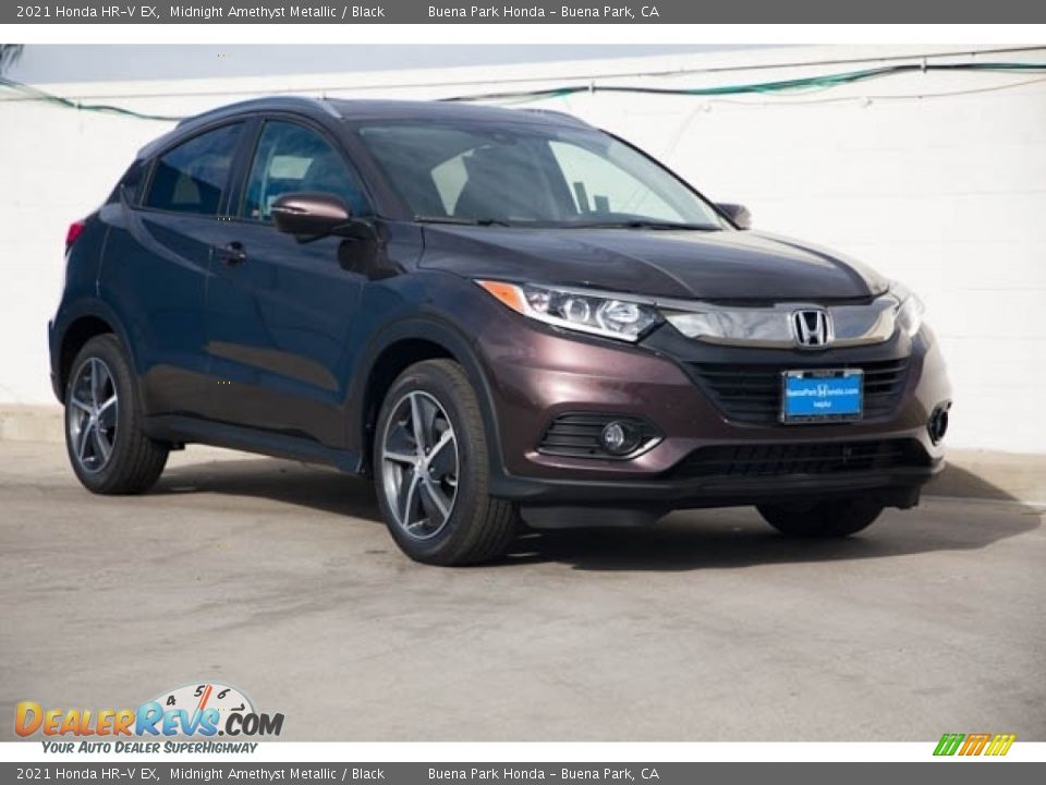 2021 Honda HR-V EX Midnight Amethyst Metallic / Black Photo #1