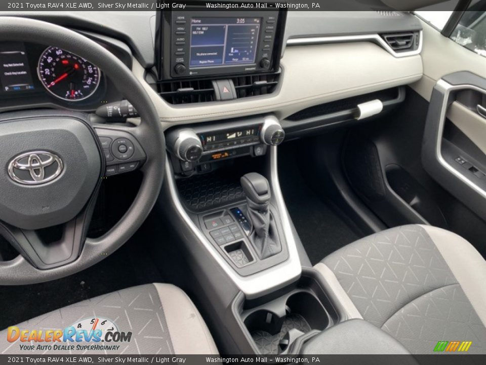 2021 Toyota RAV4 XLE AWD Silver Sky Metallic / Light Gray Photo #3