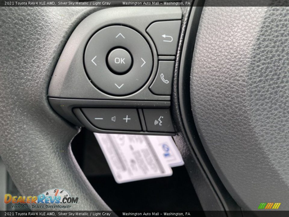 2021 Toyota RAV4 XLE AWD Silver Sky Metallic / Light Gray Photo #6