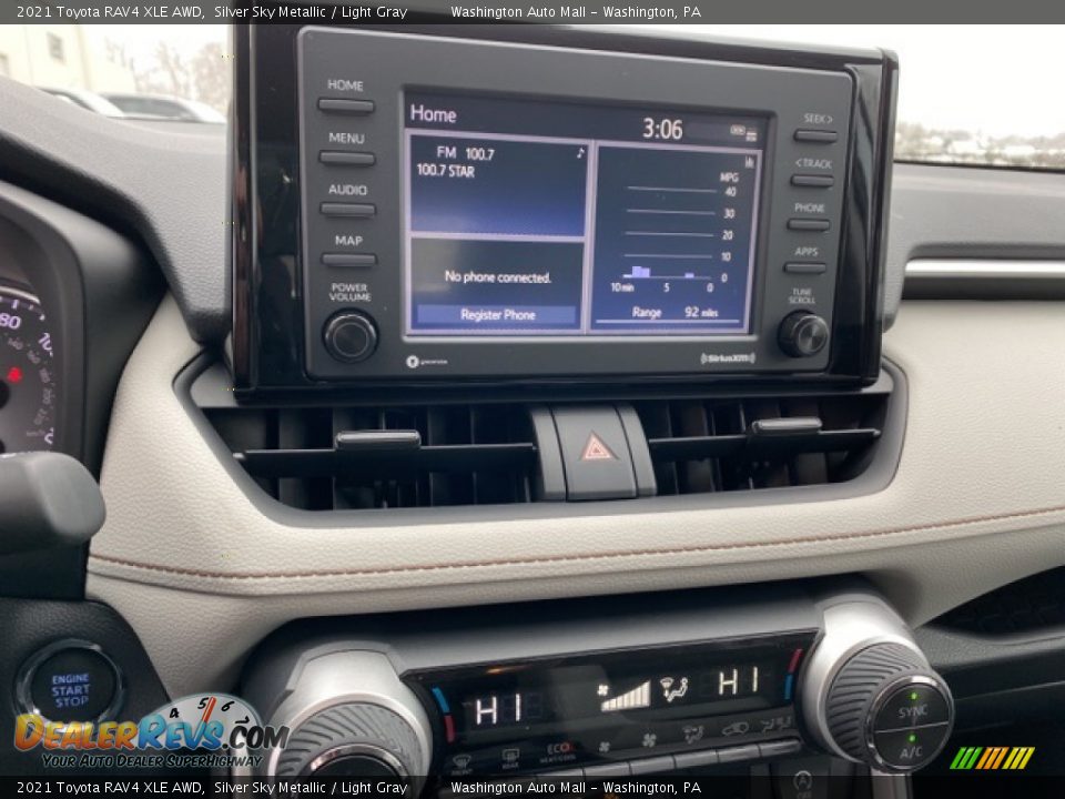2021 Toyota RAV4 XLE AWD Silver Sky Metallic / Light Gray Photo #8