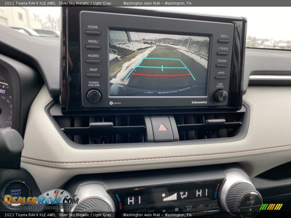 2021 Toyota RAV4 XLE AWD Silver Sky Metallic / Light Gray Photo #9