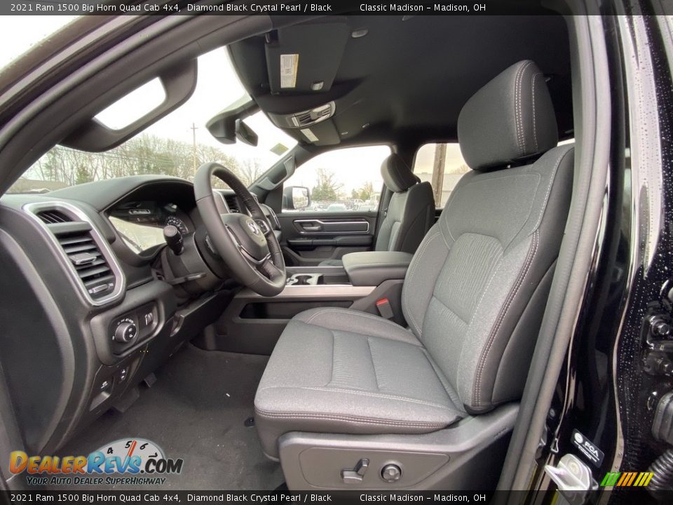 Front Seat of 2021 Ram 1500 Big Horn Quad Cab 4x4 Photo #2