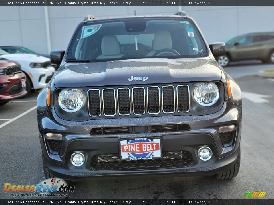 2021 Jeep Renegade Latitude 4x4 Granite Crystal Metallic / Black/Ski Gray Photo #3