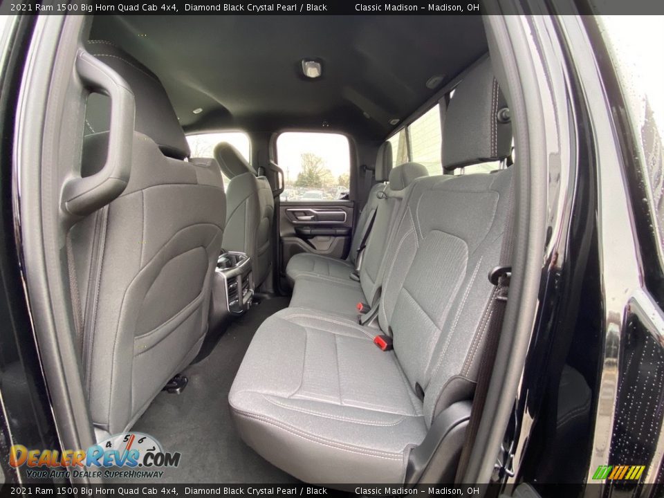 Rear Seat of 2021 Ram 1500 Big Horn Quad Cab 4x4 Photo #3
