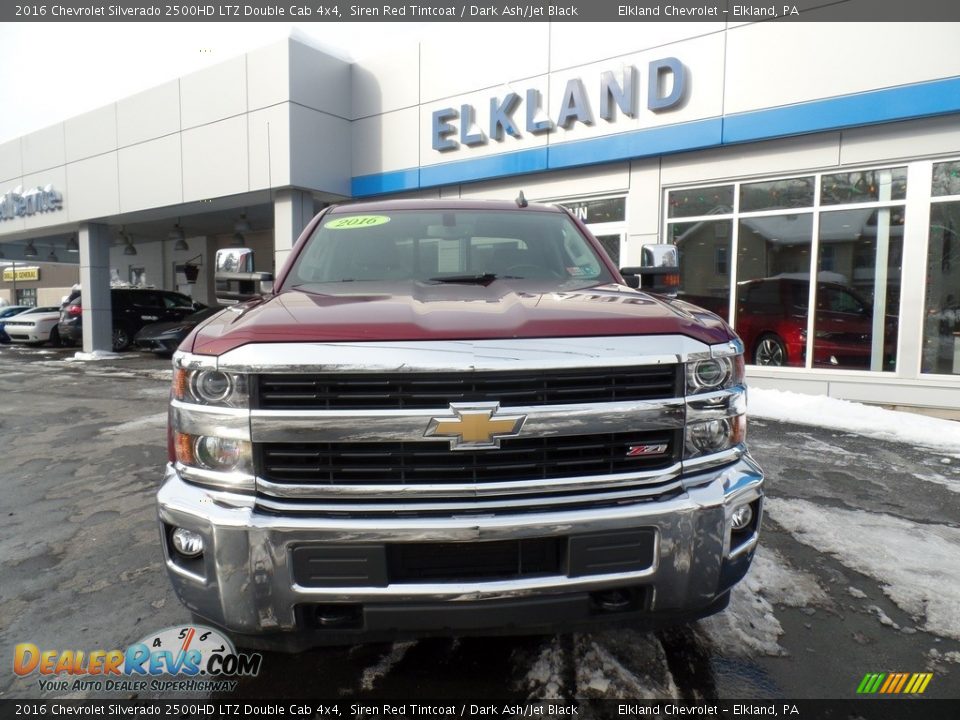 2016 Chevrolet Silverado 2500HD LTZ Double Cab 4x4 Siren Red Tintcoat / Dark Ash/Jet Black Photo #4