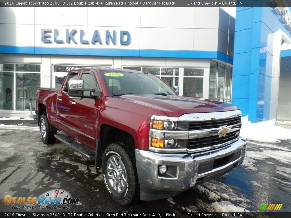 2016 Chevrolet Silverado 2500HD LTZ Double Cab 4x4 Siren Red Tintcoat / Dark Ash/Jet Black Photo #5