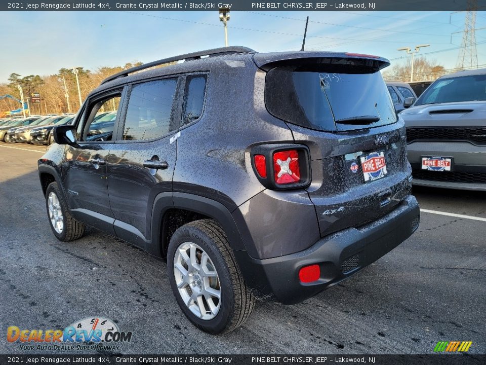 2021 Jeep Renegade Latitude 4x4 Granite Crystal Metallic / Black/Ski Gray Photo #6